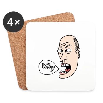 Why - Untersetzer (4er-Set) - Weiß - Vorne