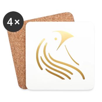 kiteboarding - Coasters (set of 4) - white - Front