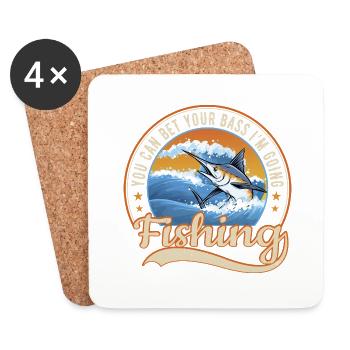 Angling - Coasters (set of 4) - white - Front