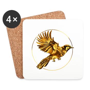 The Mockingjay - Untersetzer (4er-Set) - Weiß - Vorne