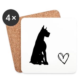 Neutra 14 - Coasters (set of 4) - white - Front