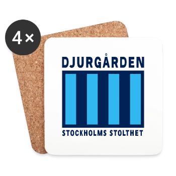 La fierté de Djurgården Stockholm - Dessous de verre (lot de 4) - blanc - Devant