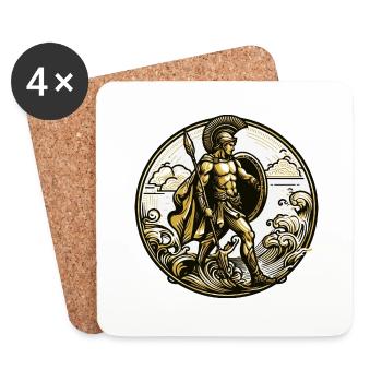 Spartacus - Coasters (set of 4) - white - Front