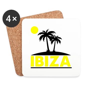 ibiza - Untersetzer (4er-Set) - Weiß - Vorne
