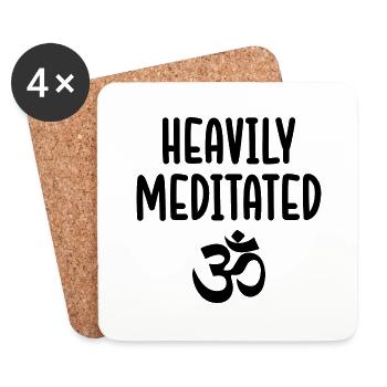 Yoga Meditation Spa Savasana - Coasters (set of 4) - white - Front