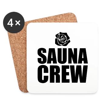 Sauna Wellness Spa - Coasters (set of 4) - white - Front