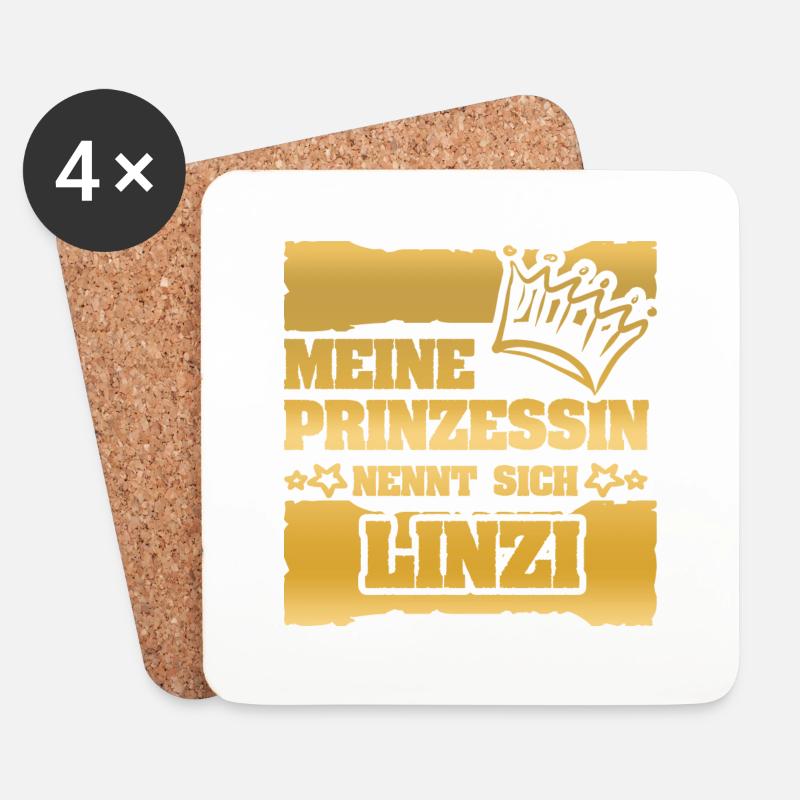 Geschenk für Linzi - Untersetzer (4er-Set) - Weiß