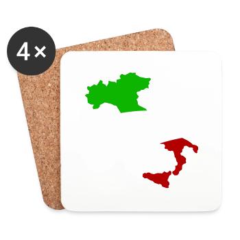italien land - Untersetzer (4er-Set) - Weiß - Vorne