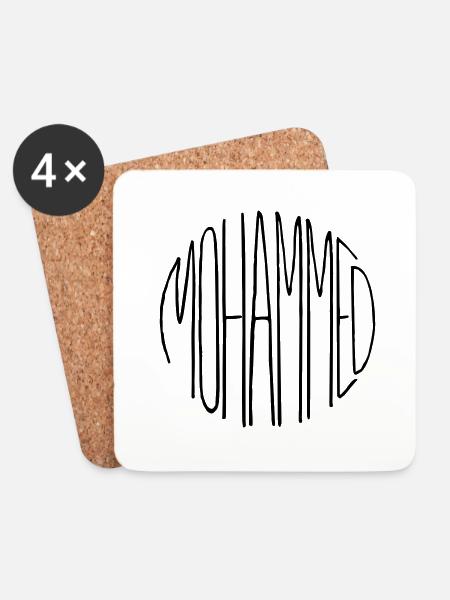Mohammed - Coasters (set of 4) - white