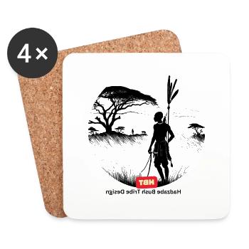 HBT 70 - Dessous de verre (lot de 4) - blanc - Devant