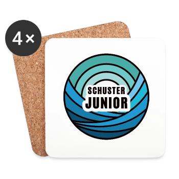 Junior Schuster Nachfolger Schustersohn Schusterei - Untersetzer (4er-Set) - Weiß - Vorne
