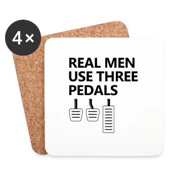 Amateurs de voitures Tuning Tuner Racing Mechanic Funny - Dessous de verre (lot de 4) - blanc - Devant