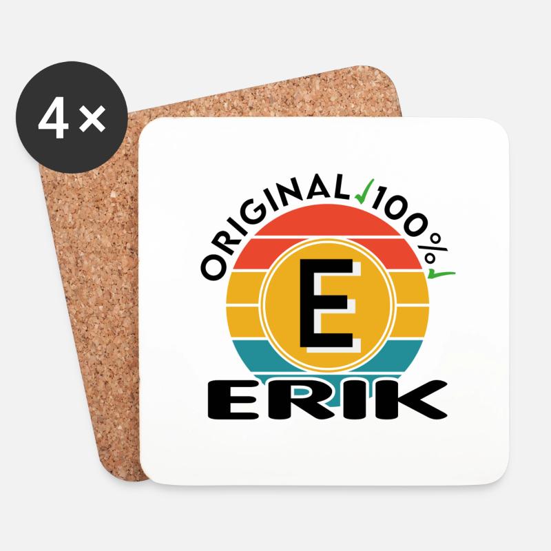 Erik - Untersetzer (4er-Set) - Weiß