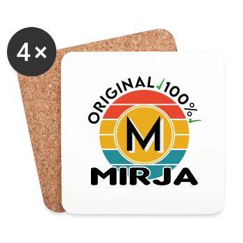 Mirja - Untersetzer (4er-Set) - Weiß - Vorne