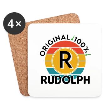 Rudolph - Untersetzer (4er-Set) - Weiß - Vorne