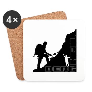 Kletterer - Untersetzer (4er-Set) - Weiß - Vorne