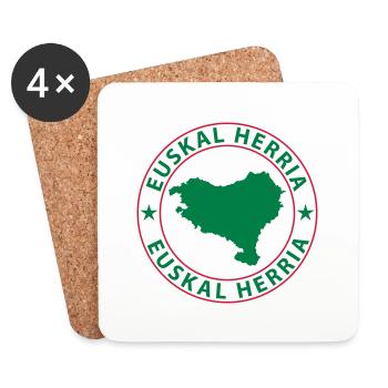 Basken Design - Coasters (set of 4) - white - Front