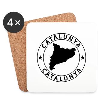Catalunya Design - Dessous de verre (lot de 4) - blanc - Devant