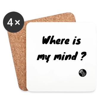 Where is my mind ? Pixies - Rock! - Coasters (set of 4) - white - Front