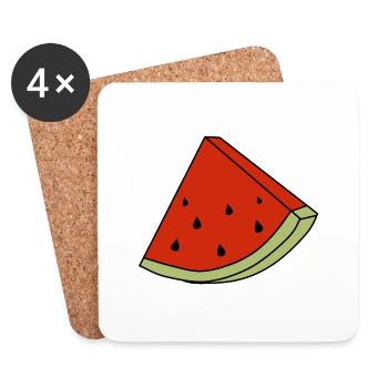 Melone melon summer - Untersetzer (4er-Set) - Weiß - Vorne