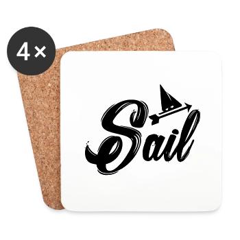 sail - Untersetzer (4er-Set) - Weiß - Vorne