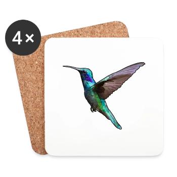 Hummingbird - Coasters (set of 4) - white - Front