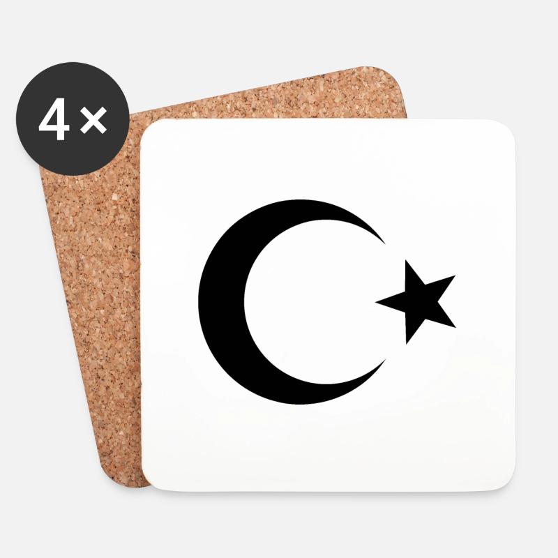 Türkei Design - Untersetzer (4er-Set) - Weiß
