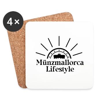 Coin Mallorca Lifestyle - Dessous de verre (lot de 4) - blanc - Devant
