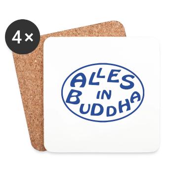 alles in buddha - Untersetzer (4er-Set) - Weiß - Vorne
