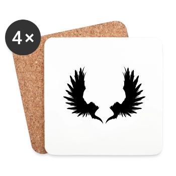Wing - Coasters (set of 4) - white - Front
