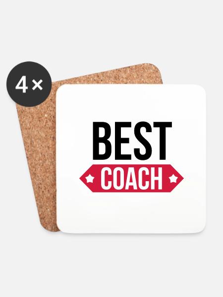 Best Coach - Coasters (set of 4) - white