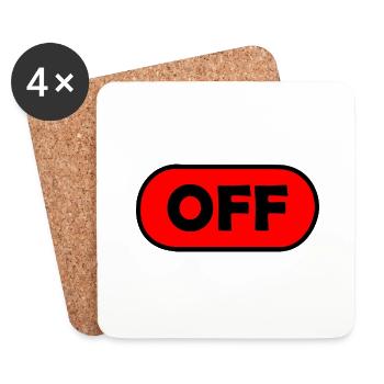 Off Design - Untersetzer (4er-Set) - Weiß - Vorne