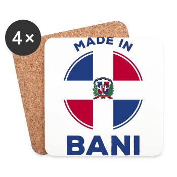 Bani - Dessous de verre (lot de 4) - blanc - Devant