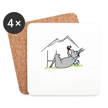 catalan farniente - Dessous de verre (lot de 4) - blanc - Devant