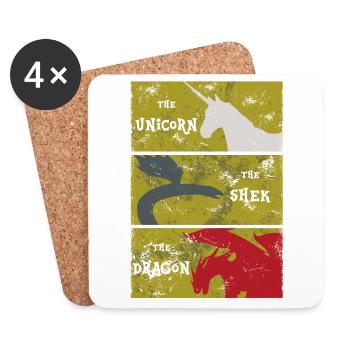 Memories of Idhún - Coasters (set of 4) - white - Front