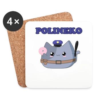 Polineko - Coasters (set of 4) - white - Front