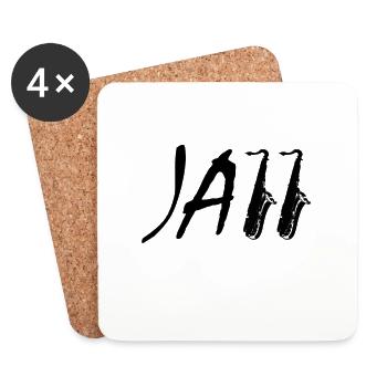 Jazz - Untersetzer (4er-Set) - Weiß - Vorne