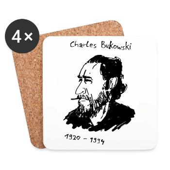bukowski - Untersetzer (4er-Set) - Weiß - Vorne