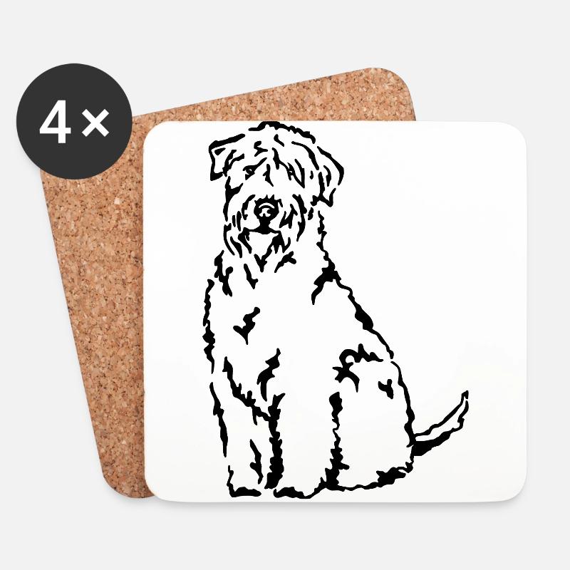 Wheaten - Untersetzer (4er-Set) - Weiß