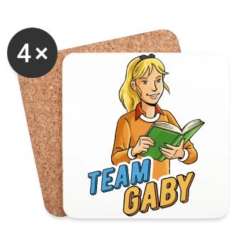 TKKG Team Gaby Glockner - Untersetzer (4er-Set) - Weiß - Vorne