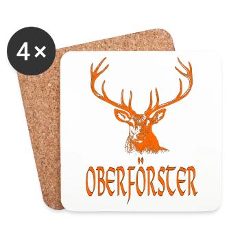 CHIEF FORESTER - Coasters (set of 4) - white - Front