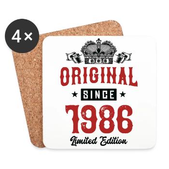 1986 limited edition - Untersetzer (4er-Set) - Weiß - Vorne
