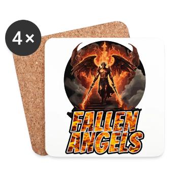 Angel - Coasters (set of 4) - white - Front