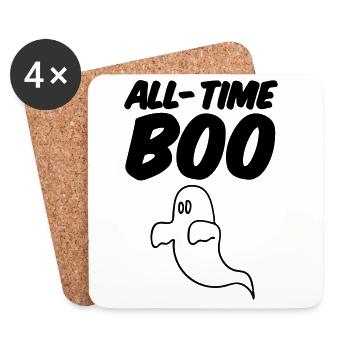 All-Time Boo - Coasters (set of 4) - white - Front