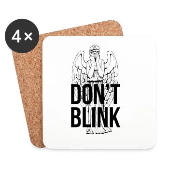 Don't Blink - Untersetzer (4er-Set) - Weiß - Vorne