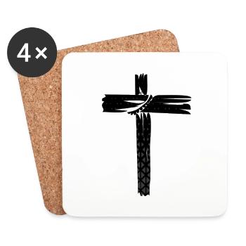 Kreutz Trend Fashion Design - Coasters (set of 4) - white - Front