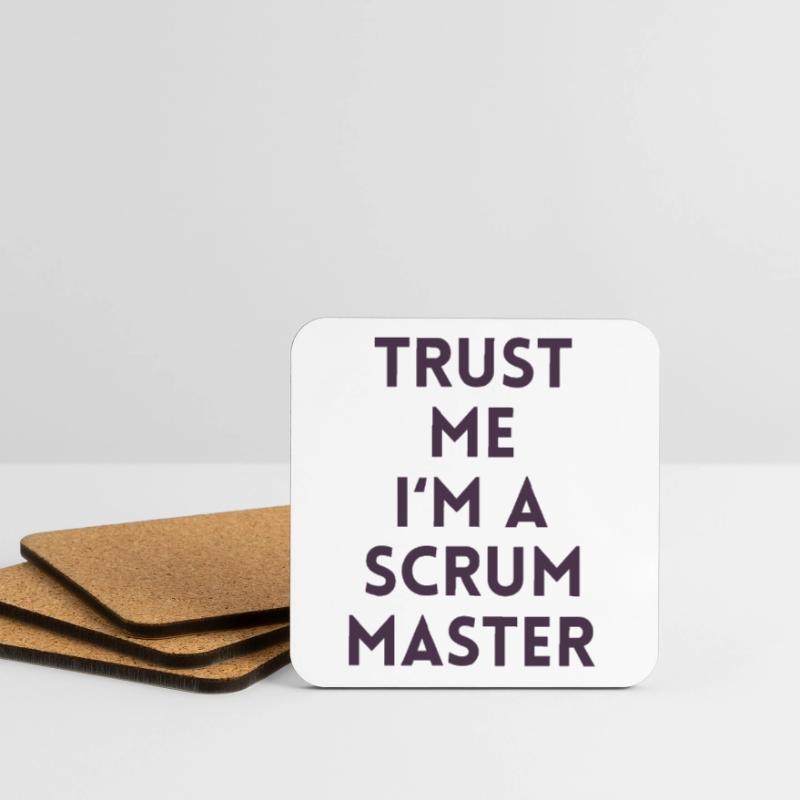 Trust me I'm a scrum master gift computer code Coasters (set of 4)