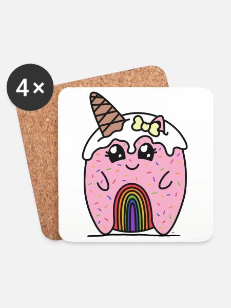 Stacy - Coasters (set of 4) - white