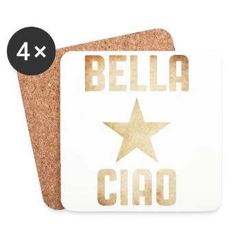 Partisan Singing - Coasters (set of 4) - white - Front