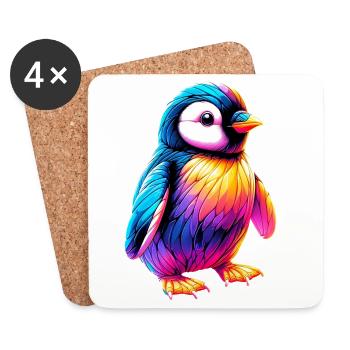 Penguin - Coasters (set of 4) - white - Front